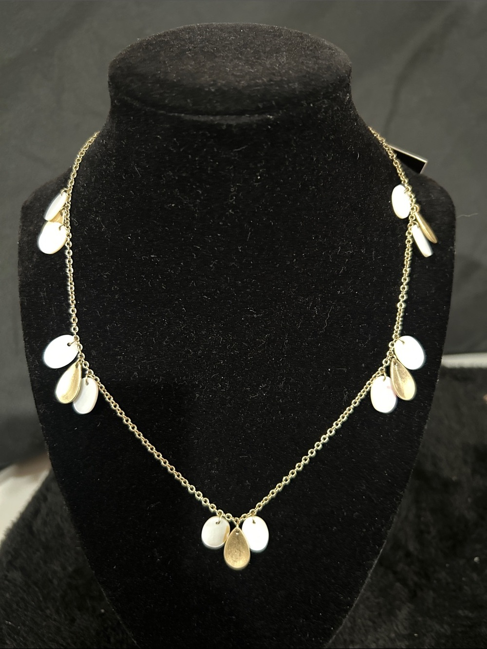 Lauren Ralph Lauren Gold Necklace with White Accents
